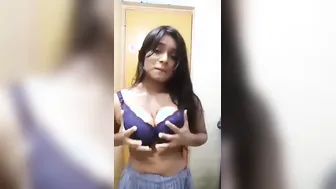Busty Desi Slut Playing With Herself Moaning Loud On Webcam
