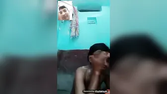 Naked Village Babe Bathing And Touching Herself On Video Call