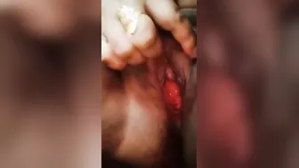 Chubby Wife Exposing Her Wet Pussy Live On Webcam For Lover