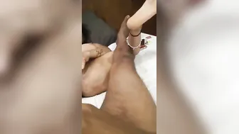 Naughty Married Woman Riding Her Lover In Hotel Room At Night