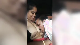 Mallu Aunty Cheating With Lover Caught Fucking In The Car