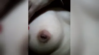 Shy Girl Flashing Her Perky Tits During Video Chat Session