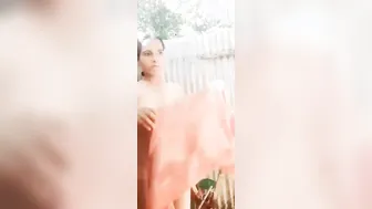 Married Village Slut Filming Herself Naked In The Open Fields