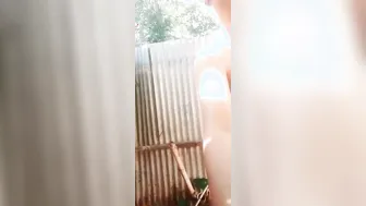 Married Village Slut Filming Herself Naked In The Open Fields