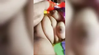 My Chubby Village GF Spreading Wide Showing Me Everything