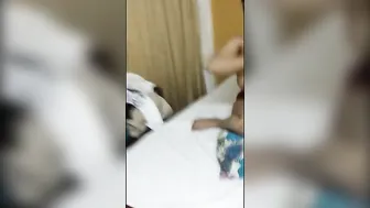 Chubby GF Dancing Topless Teasing Me On The Bed