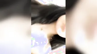 Sexy Babe Stripping Naked Showing Pussy And Tits On Camera