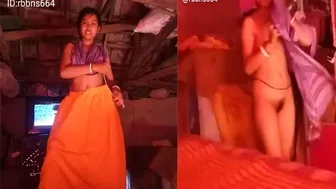 Young Village Wife Caught Changing Clothes On Hidden Spy Camera