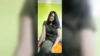 Horny GF Showing Off Her Tits On Steamy Video Call