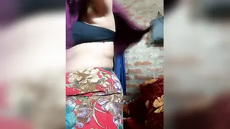 Naughty Bhabhi Teasing With Her Massive Tits On Camera Now