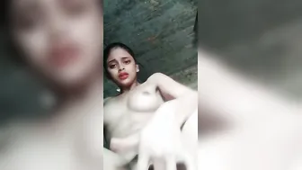 Cute Desi Girl Fingering Tight Pussy Alone In Bedroom At Night