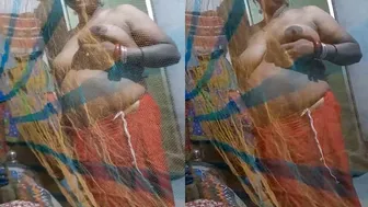 Village Bhabhi Caught Topless Bathing By Hidden Camera At Home