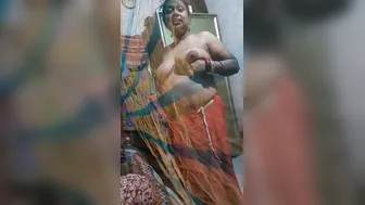 Village Bhabhi Caught Topless Bathing By Hidden Camera At Home