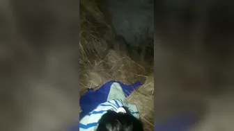 Village GF Sucking Her Older Lover's Thick Cock At Home