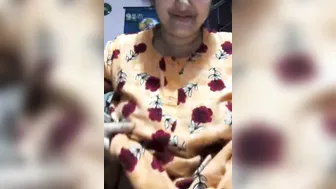 Shy Bhabhi Finally Showing Off Her Massive Boobs On Hidden Camera