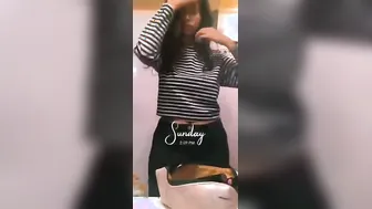 College GF Flashing Her Perfect Boobs On Camera
