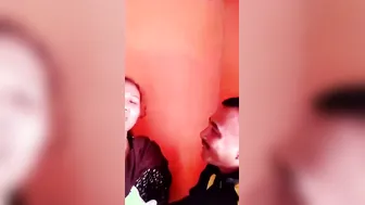 Village GF Getting Her Soft Boobs Pressed By Her Lover