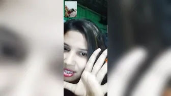 Horny GF Getting Naked During Private Video Call