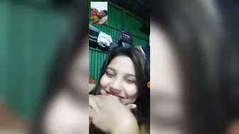 Horny GF Getting Naked During Private Video Call