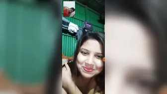Horny GF Getting Naked During Private Video Call