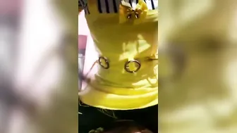 Shy GF Flashing Her Perky Tits During Video Chat
