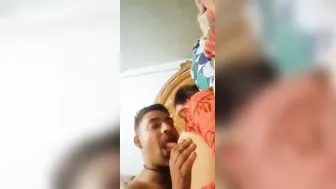 Desi Wife Letting Me Suck Her Big Tits While Filming It Secretly
