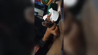 Covered Wife Giving Secret Blowjob To Husband On Webcam