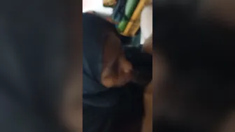 Covered Wife Giving Secret Blowjob To Husband On Webcam