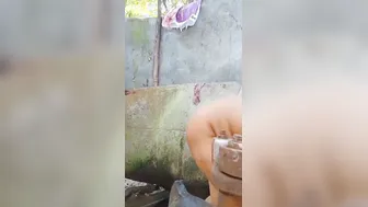 Village Wife Nude Bath Secretly Recorded By Horny Husband