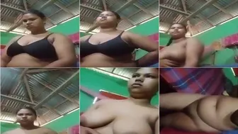 Busty Married Bhabhi Taking Nude Selfies For Online Lover