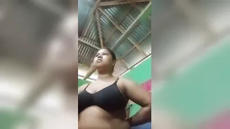 Busty Married Bhabhi Taking Nude Selfies For Online Lover