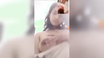 Bengali Babe Flashing Her Perfect Tits During Video Call