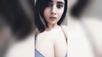 Sexy Girl Flashing Her Perky Tits While Relaxing In The Bathtub