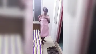 My Tamil Wife Posing Nude While I Film Her Curvy Body