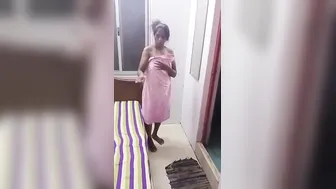My Tamil Wife Posing Nude While I Film Her Curvy Body