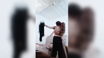 Leaked Scandal Of Lovers Having Passionate Sex In Bedroom