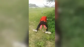 Desi Couple Caught Fucking Outdoors By Strangers Getting Wild