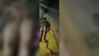 Husband Filming His Sleeping Wife's Exposed Pussy Without Her