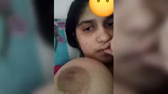 Busty Indian Babe Bouncing Her Big Natural Melons On Call