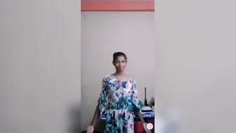 Cute Lankan Babe Showing Off Her Natural Tits On Camera