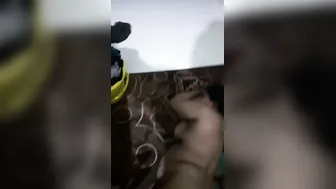 Chubby Indian Wife Giving Slow Handjob Completely Naked At Home