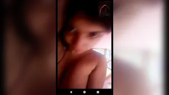 Mallu GF Flashing Her Boobs During Naughty Video Call