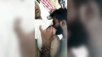 Horny GF Getting Her Nipples Sucked By Her Boyfriend