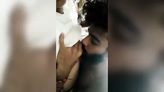 Horny GF Getting Her Nipples Sucked By Her Boyfriend