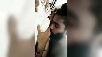 Horny GF Getting Her Nipples Sucked By Her Boyfriend