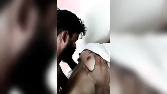 Horny GF Getting Her Nipples Sucked By Her Boyfriend