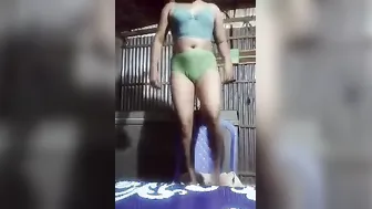 Slum Area Girl Stripping Naked For Her Boyfriend On Video Call