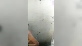 Married Bhabhi Bathing Topless Caught On Hidden Camera