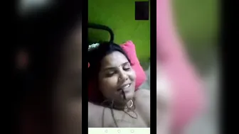 Horny Bhabhi Exposing Her Big Tits And Wet Pussy For Her Man