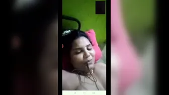 Horny Bhabhi Exposing Her Big Tits And Wet Pussy For Her Man